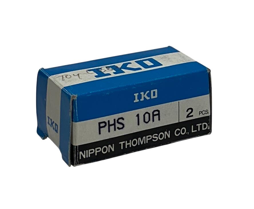 2 NIPPON IKO PHS 10A / PHS10A RIGHT HAND ROD END BEARINGS 10mm BORE/26mm OD NSMP
