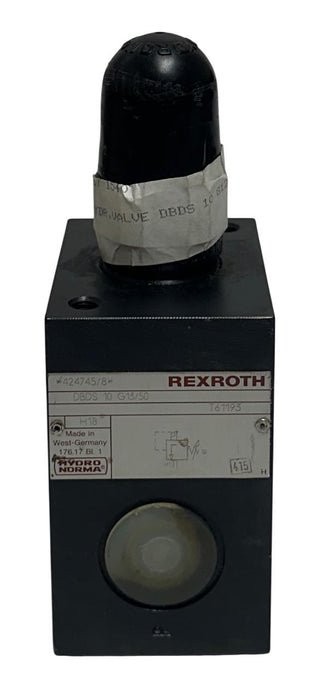 REXROTH DBDS 10 G13/50 / 424745/8 HYDRO NORMA HYDRAULIC RELIEF VALVE NSNP