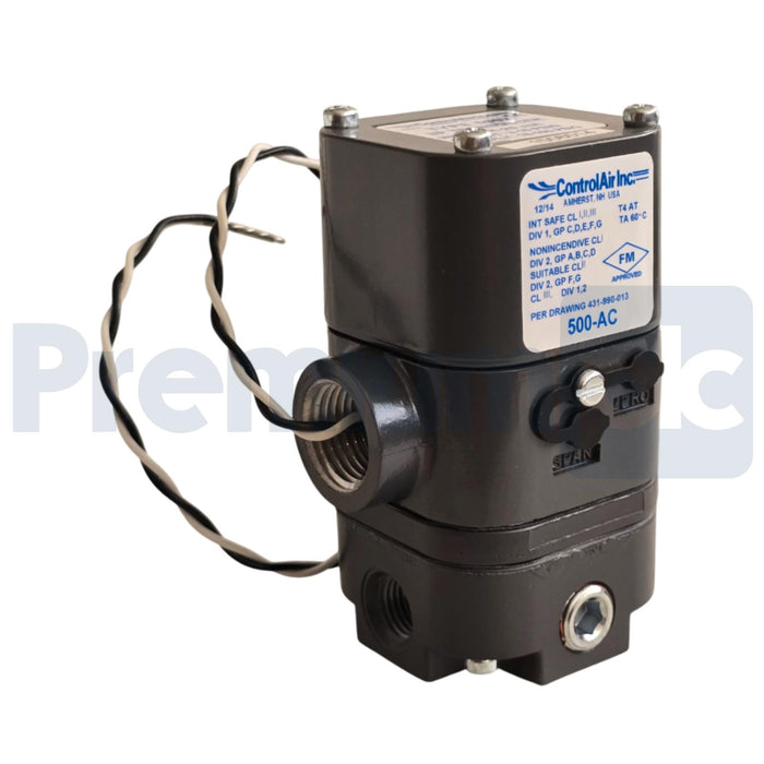 ControlAir 500-AC TYPE 500X I/P TRANSDUCER 4-20mA 3-15PSIG OUT/IN 18-100PSIG NEW