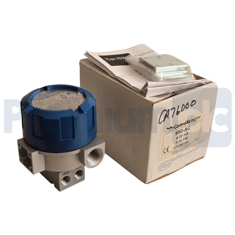 ControlAir 950-AC TYPE 950XP EXPLOSION-PROOF I/P TRANSDUCER 4-20mA 3-15psi NSMP