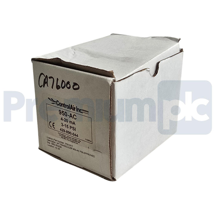 ControlAir 950-AC TYPE 950XP EXPLOSION-PROOF I/P TRANSDUCER 4-20mA 3-15psi NSMP