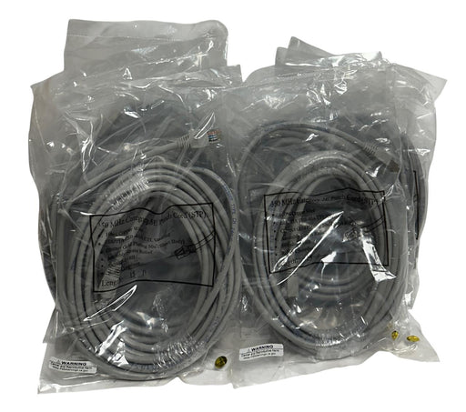 10 UNBRANDED 350 MHz CATEGORY 5E EtherNet PATCH CORDS (STP) 15FT 568B NSFS