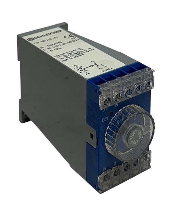 SCHLEICHER 05913748 027 / SZT110 (D) TIME DELAY RELAY 5-100s 110-120VAC NSNP