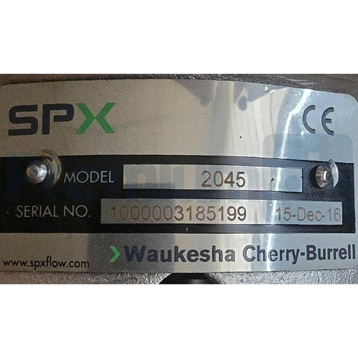 SPX WAUKESHA 2045  2"x1.5" S-LINE, 3.875" CENTRIFUGAL PUMP 145JM P/N 204500047