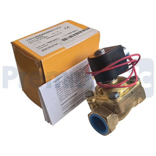 PARKER SKINNER 7321GBN64N00N0H111C2 2-WAY NC 1"NPT 24VDC BRASS PILOT VALVE NSMP