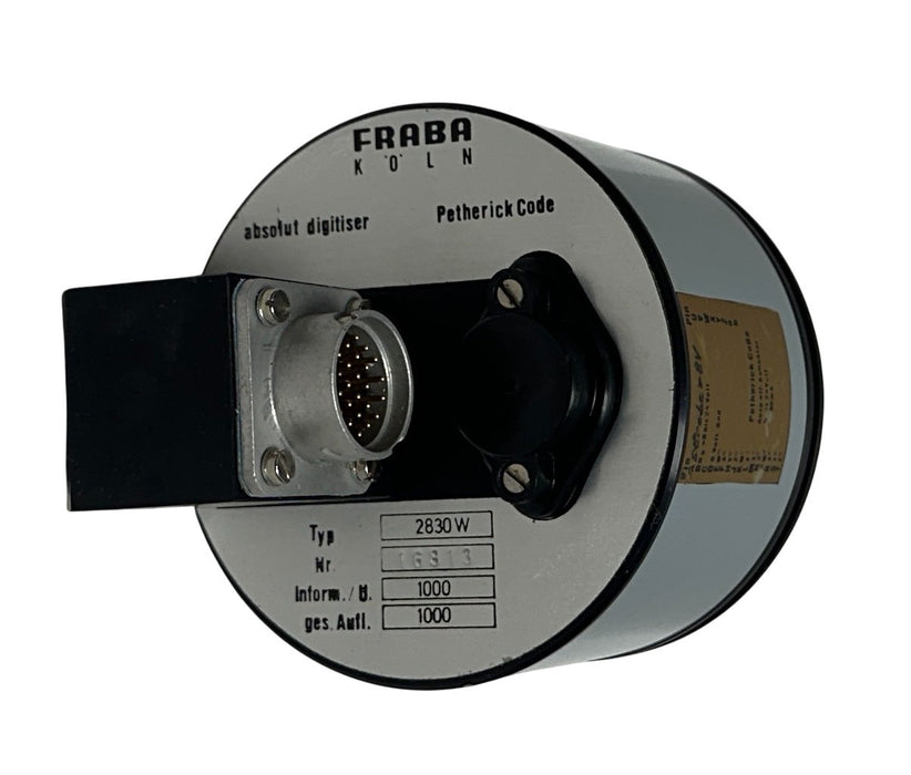 FRABA TYP 2380W / 2380 ABSOLUTE DIGITISER 24V PETHERICK CODE STROBER NSMP