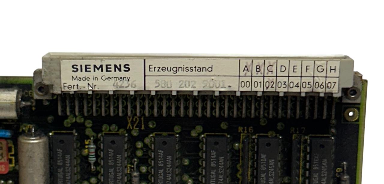 SIEMENS 580 202 9001 / 5802029001 SINUMERIK SERVO INTERFACE BOARD USNP
