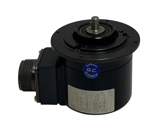 HOHNER H-0057CB / H0057CB ROTARY SHAFT ENCODER 7-PIN MIL CONNECTIONS USNP