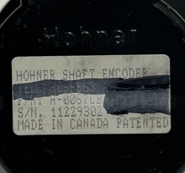 HOHNER H-0057CB / H0057CB ROTARY SHAFT ENCODER 7-PIN MIL CONNECTIONS USNP