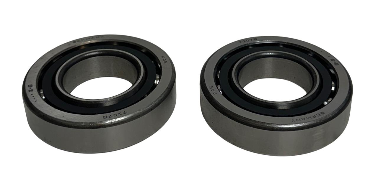 2 FAG 7207B OEM CONTACT PRECISION ANGULAR BEARINGS SINGLE-ROW 35x72x17mm NSNP