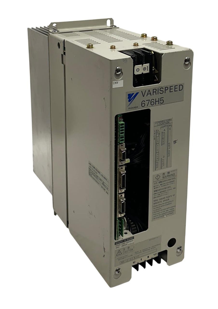 YASKAWA ELECTRIC CIMR-H5D45P5 / 45P55C VARISPEED 676H5 DRIVE 540-660VDC 3PH USNP