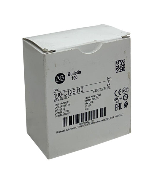 ALLEN BRADLEY 100-C12EJ10 /A BULLETIN 100 CONTACTOR 24VDC 3-POLE OEM *CHIP NSMP