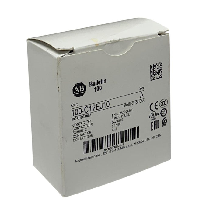ALLEN BRADLEY 100-C12EJ10 /A BULLETIN 100 CONTACTOR 24VDC 3-POLE OEM NSMP