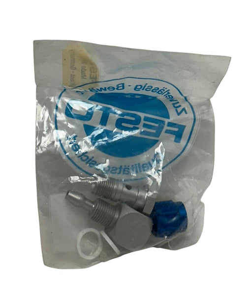 6 FESTO LCX-1/8-PX4 / 004041 / 4041 ELBOW QUICK CONNECTORS 1/8'' OEM NSFS