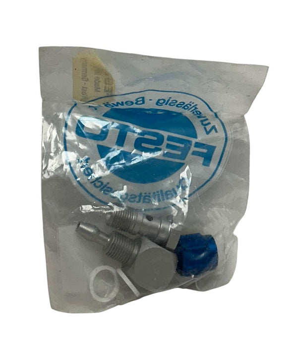 6 FESTO LCX-1/8-PX4 / 004041 / 4041 ELBOW QUICK CONNECTORS 1/8'' OEM NSFS