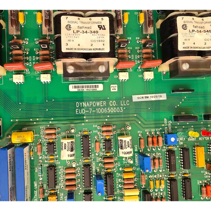 DYNAPOWER CO. EUD-7-100650003 SCN BM POWER CONTROL BOARD EUD7100650003 NSNP