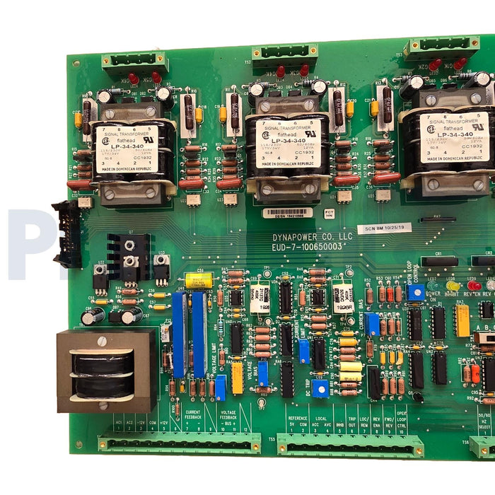 DYNAPOWER CO. EUD-7-100650003 SCN BM POWER CONTROL BOARD EUD7100650003 NSNP