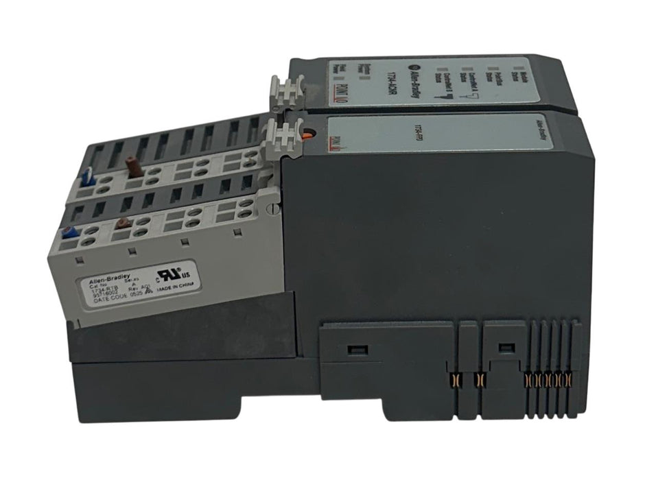 ALLEN BRADLEY 1734-ACNR /A POINT I/O NETWORK ADAPTER W/ 1734-FPD /B MODULE USNP