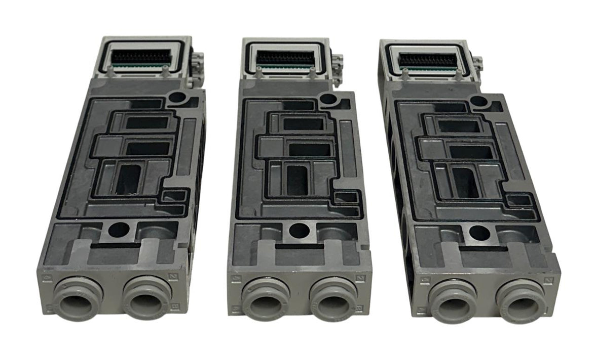 3 SMC VQ-4000 / VQ4000 OEM PNEUMATIC MANIFOLD BLOCK ASSEMBLIES NSNP
