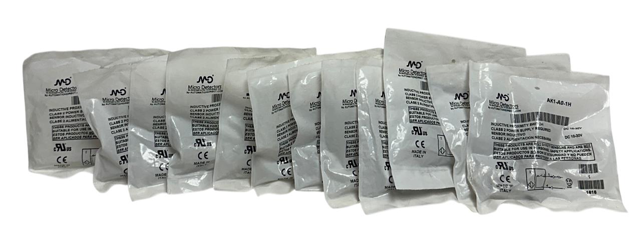 12 AUTOMATIONDIRECT MICRO DETECTORS AK1-A0-1H / AK1A01H PROXIMITY SWITCHES NSFS