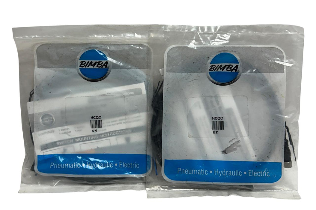2 BIMBA HCQC OEM SENSING CABLES FOR ACTUATORS FLAT / SOLID STATE SWITCHES NSFS