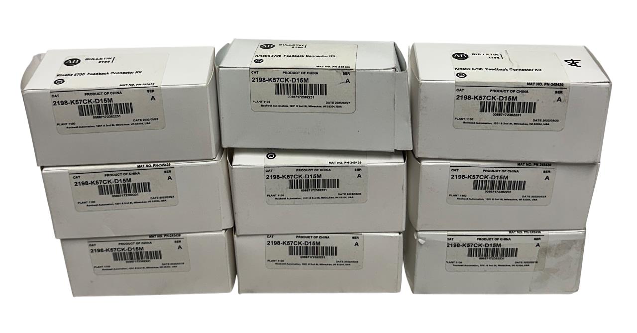 ALLEN BRADLEY 2198-K57CK-D15M /A Kinetix 5700 FEEDBACK CONNECTOR KIT OEM NSMP
