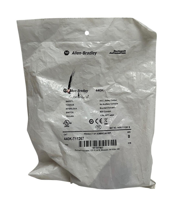 ALLEN BRADLEY 440K-T11267 /B Guardmaster TROJAN TI5 SAFETY TONGUE INTERLOCK NSMP