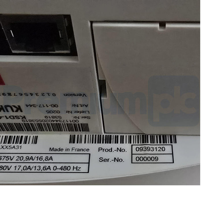 KUKA KSD1-48 E93DA123I4B531 SERVO DRIVE 13293121 E93DA123I4B531XX5A31 00-117-344