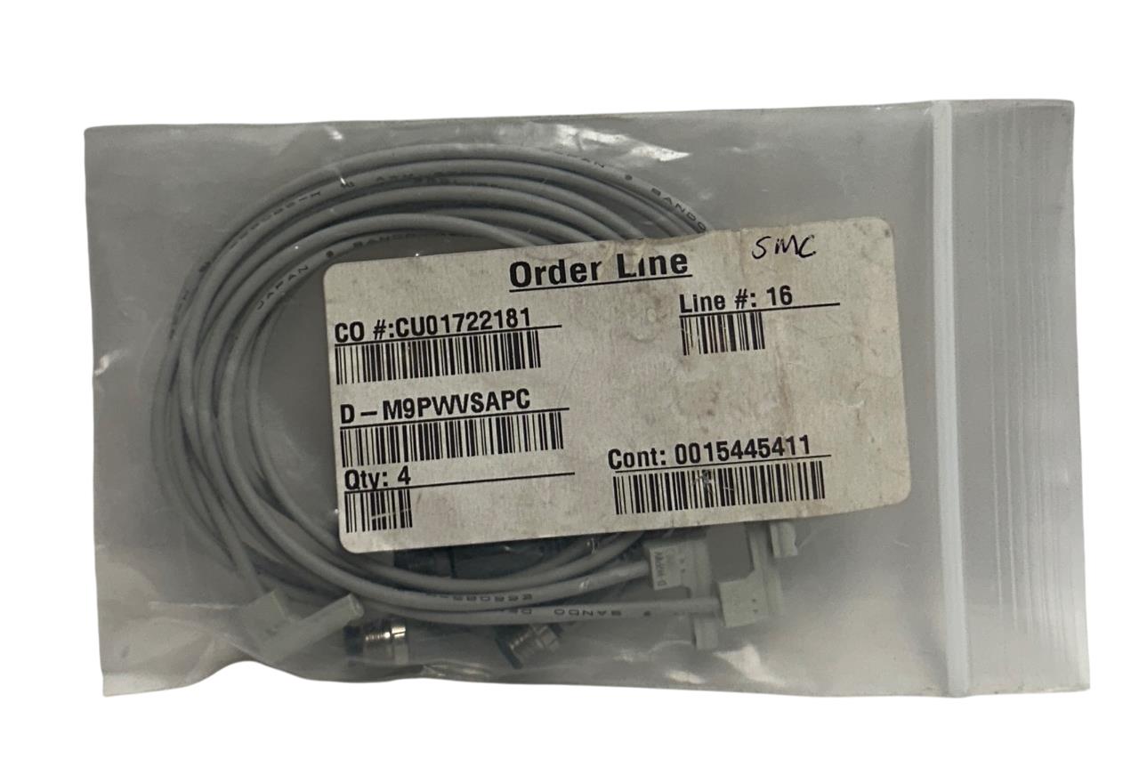 4 SMC D-M9PWVSAPC / DM9PWVSAPC SOLID STATE AUTO-SWITCHES 4.5-28VDC PNP NSNP