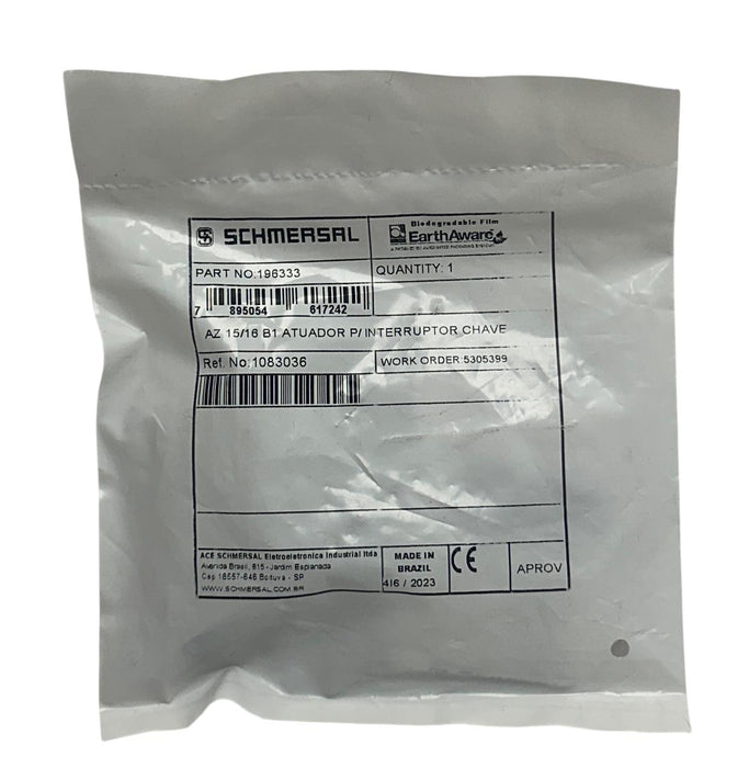 4 SCHMERSAL AZ 15/16 B1 / 196333 / 1083036 ACTUATORS FOR KEY SWITCHES NSFS