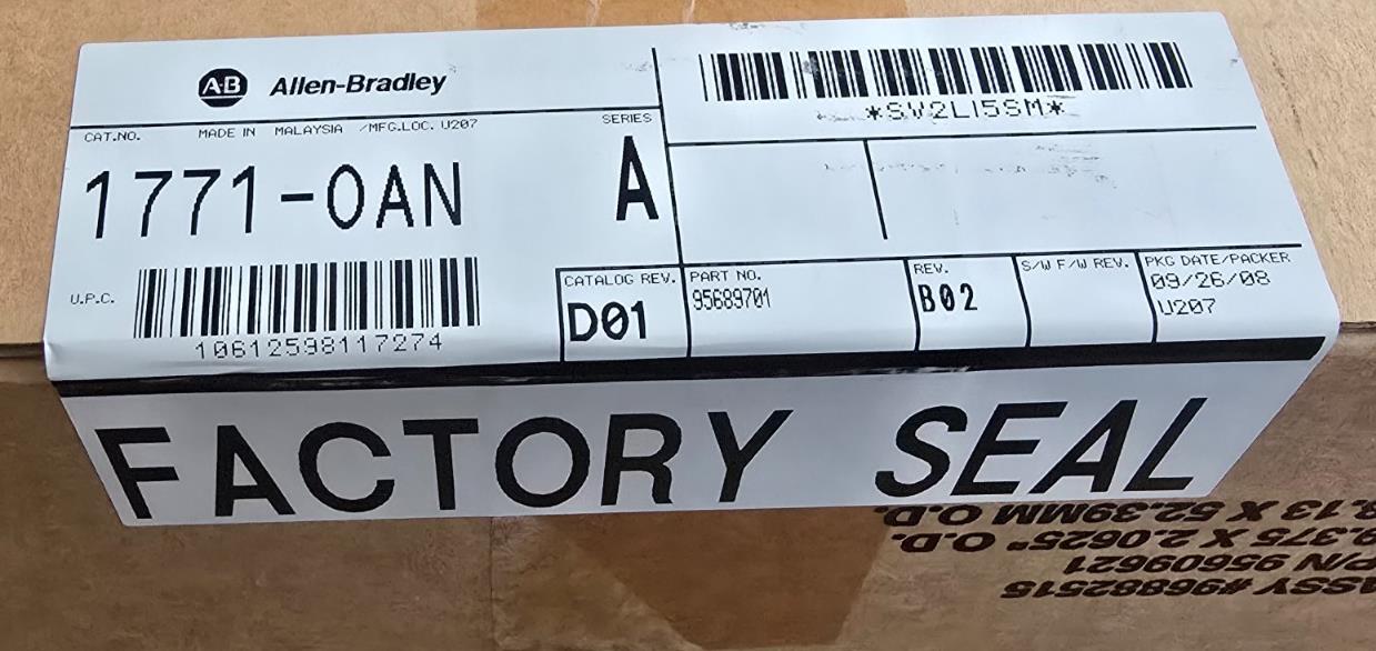 ALLEN BRADLEY 1771-OAN /A PLC-5 AC OUTPUT MODULE 120/240V REV. D01 1771OAN NSFS