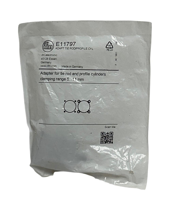 2 IFM E11799 / E11797 OEM ADAPTERS FOR TIE ROD AND PROFILE CYLINDERS NSFS
