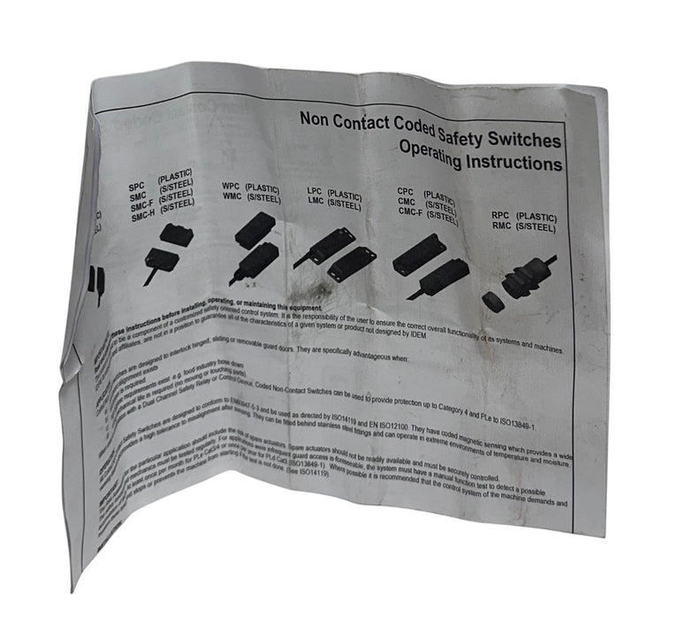 AUTOMATIONDIRECT IDEM SPC-111008 / SPC111008 NON-CONTACT SAFETY SWITCH SPC NSNP