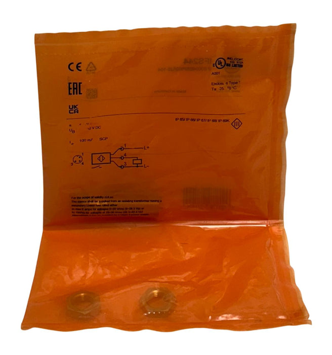 IFM IFB3004BBPKG/US-104 / IFS244 INDUCTIVE PROXIMITY SENSOR 10-30VDC 100mA NSFS