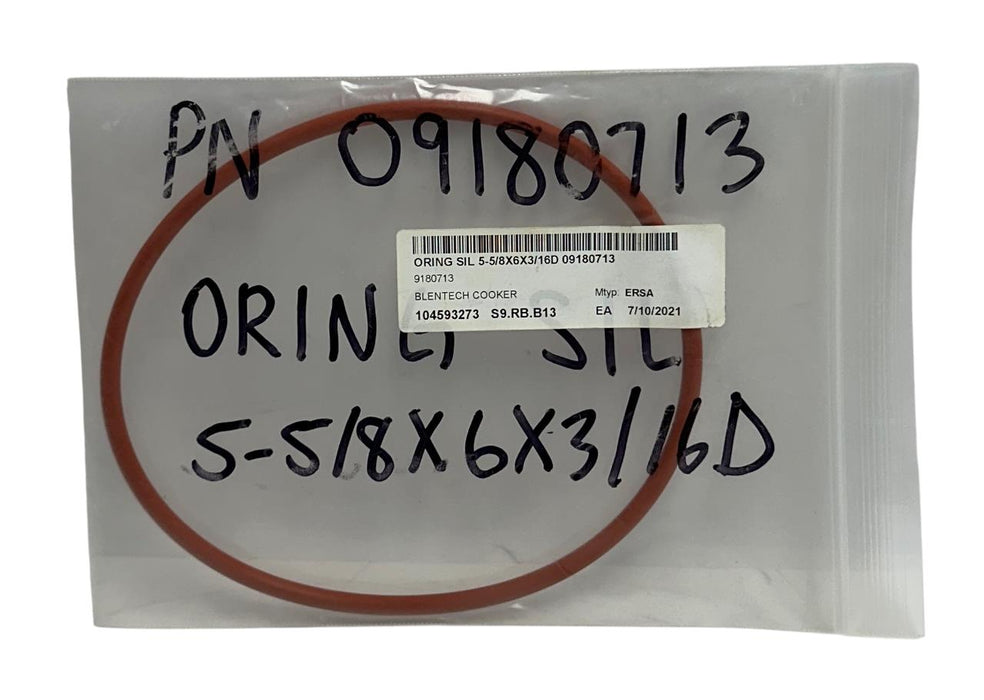 12 ERSA 9180713 / 09180713 OEM O-RINGS SIL 5-5/8x6x3/16''D BLENTECH COOKER NSNP