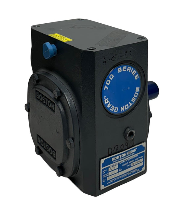 BOSTON GEAR 726-10-G / 51738 RIGHT ANGLE WORM GEAR SPEED REDUCER 10:1 RATIO NSNP