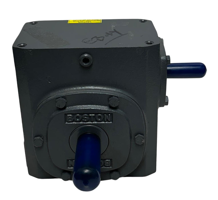 BOSTON GEAR 726-10-G / 51738 RIGHT ANGLE WORM GEAR SPEED REDUCER 10:1 RATIO NSNP