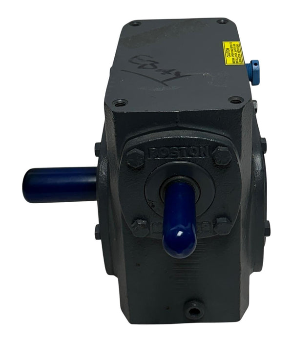 BOSTON GEAR 726-10-G / 51738 RIGHT ANGLE WORM GEAR SPEED REDUCER 10:1 RATIO NSNP