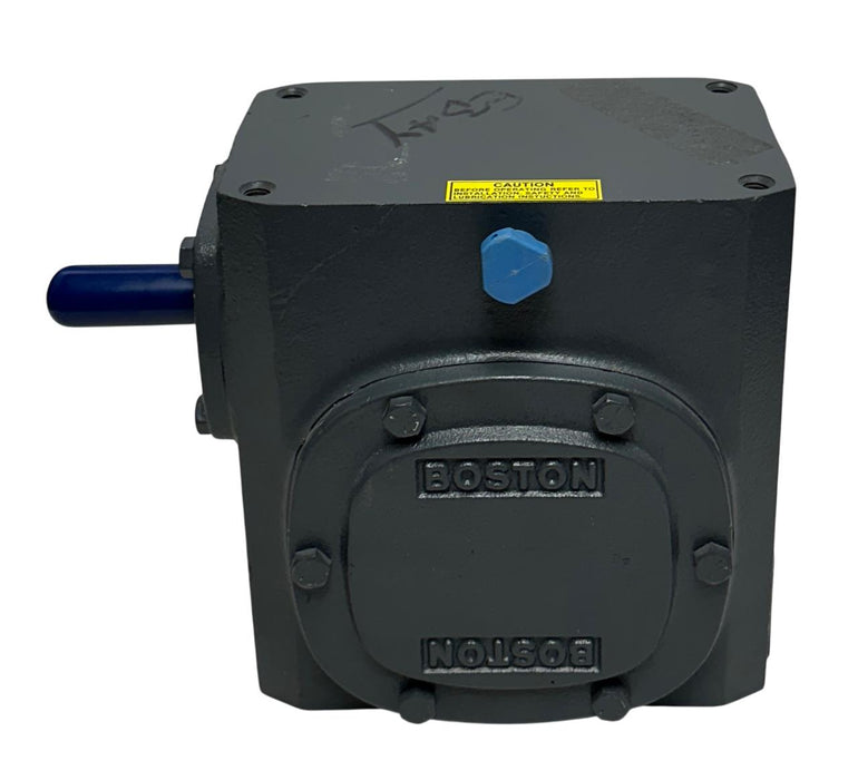 BOSTON GEAR 726-10-G / 51738 RIGHT ANGLE WORM GEAR SPEED REDUCER 10:1 RATIO NSNP