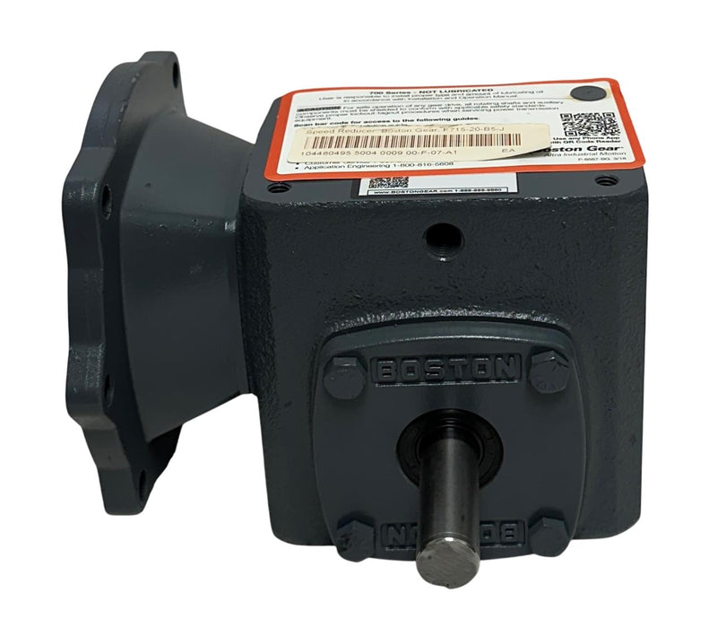 BOSTON GEAR F715-20-B5-J / 51908 RIGHT ANGLE WORM GEAR REDUCER 20:1 RATIO NSNP