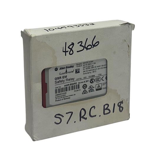 ALLEN BRADLEY 440R-EM4R2 /A Guardmaster SAFETY RELAY EXPANSION GSREM 24VDC NSMP