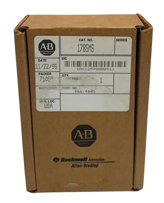 ALLEN BRADLEY 1785-MS / 1785MS PLC-5 MEMORY CARTRIDGE 8K RAM 96674605 NSFS