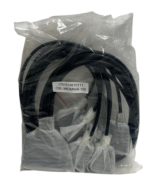 2 MOXA CBL-M62M9x8-100 / 1701010610111 DB62 MALE / DB9 MALE SERIAL CABLES NSFS