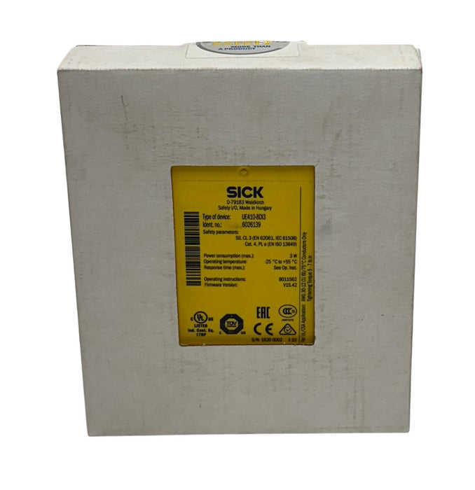 SICK UE410-8DI3 / 6026139 FLEXI CLASSIC SAFETY I/O CONTROLLER 3W V15.42 NSMP