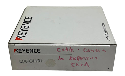 KEYENCE CA-CH3L / CACH3L CONNECTOR CAMERA CABLE L-SHAPED 3M HIGH-SPEED NSMP