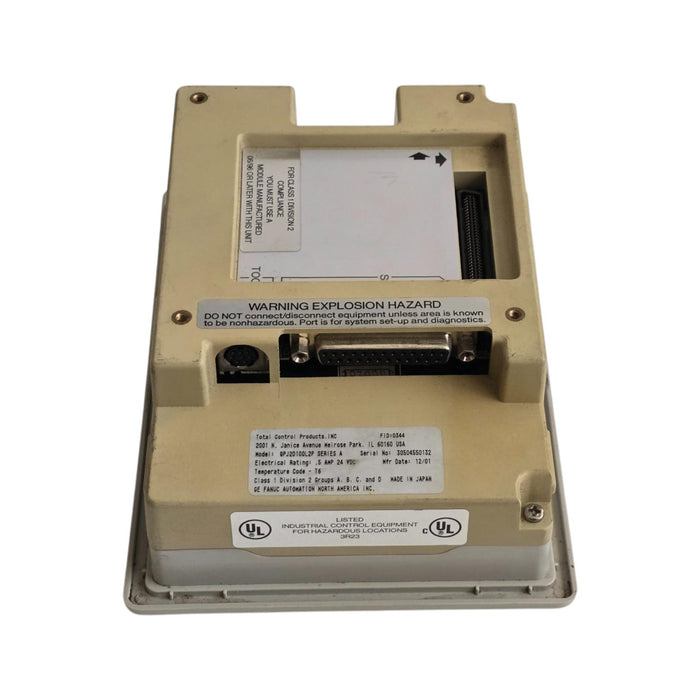 GE FANUC/TOTAL CONTROL QPJ2D100L2P /A QuickPanel jr. HMI TOUCH SCREEN 4.7" USPI