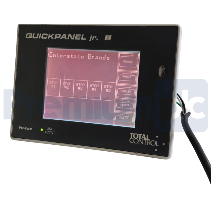 GE FANUC/TOTAL CONTROL QPJ2D100L2P /A QuickPanel jr. HMI TOUCH SCREEN 4.7" USPI