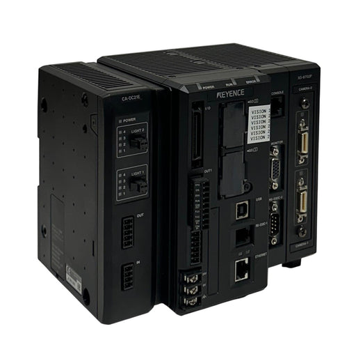 KEYENCE XG-8702L / CA-DC21E MULTI-CAMERA IMAGING SYSTEM CONTROLLER EtherNet USNP