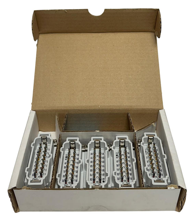 5 THOMAS & BETTS MS232B Pos-E-Kon MALE SCREW TERMINAL INSERTS B32 SERIES NSMP