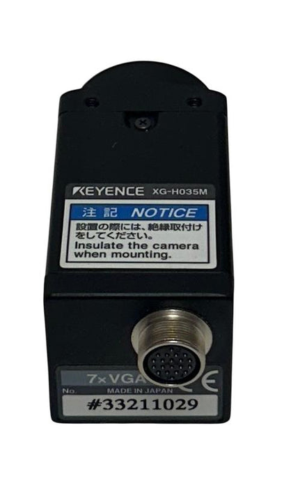 KEYENCE XG-H035M / XGH035M DIGITAL HIGH-SPEED CAM BLACK/WHITE 7x VGA XG USNP